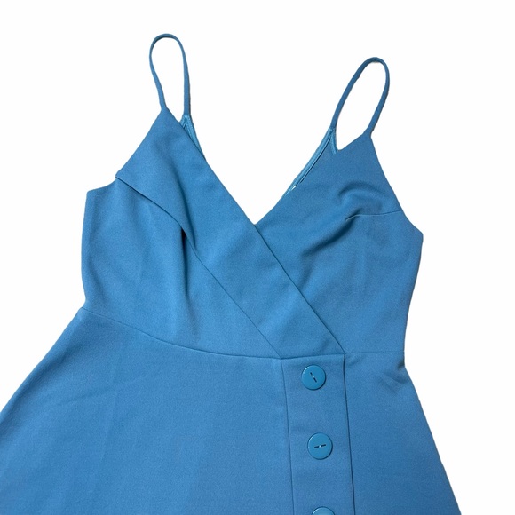 Urban Outfitters Dresses & Skirts - Urban Outfitters Blue Button Down Surplice Dress